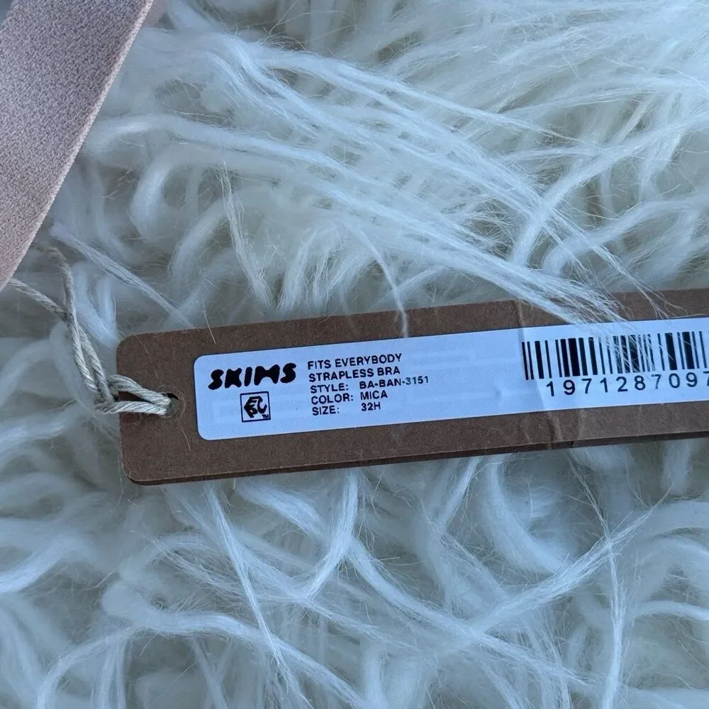 Skims Fits Everybody Strapless Bra Mica Size 32H - Picture 8 of 8